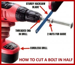 How To Easily Cut A Bolt In Half With Minimal Effort