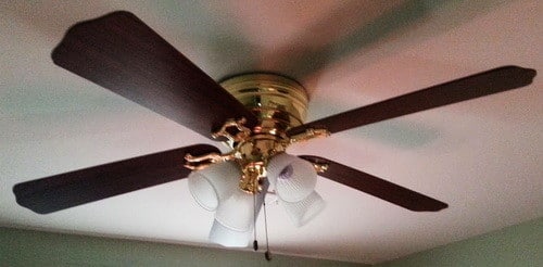 How To Modernize An Outdated Ceiling Fan Fast Cheap Diy