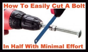 How To Easily Cut A Bolt In Half With Minimal Effort