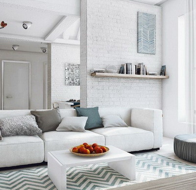 30 Ultra Neutral Living Room Design Ideas_25