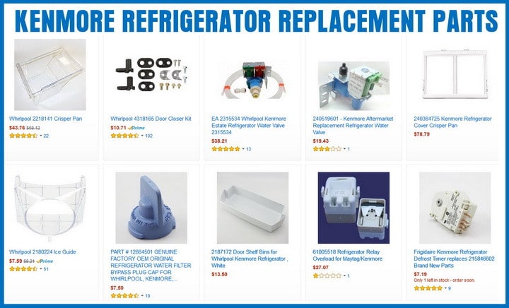 refrigerator parts kenmore