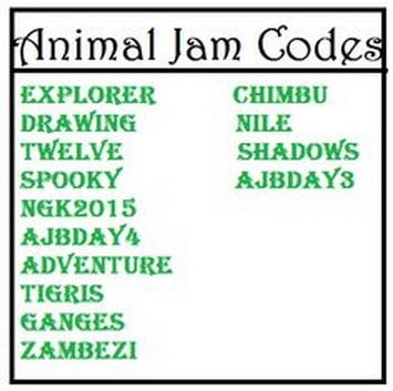 Animal Jam Codes - Gems and Diamonds and Birthday Cakes