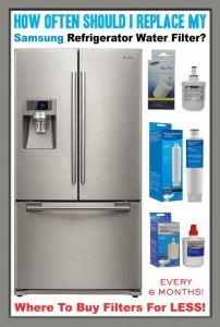 Samsung Refrigerator Water Filters - How Often Should I Replace My Filter?