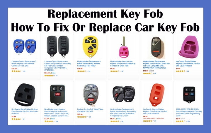 replace key fob for car