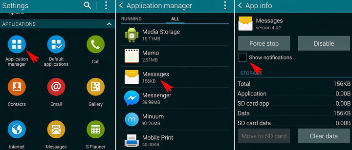 remove sticky notifications android