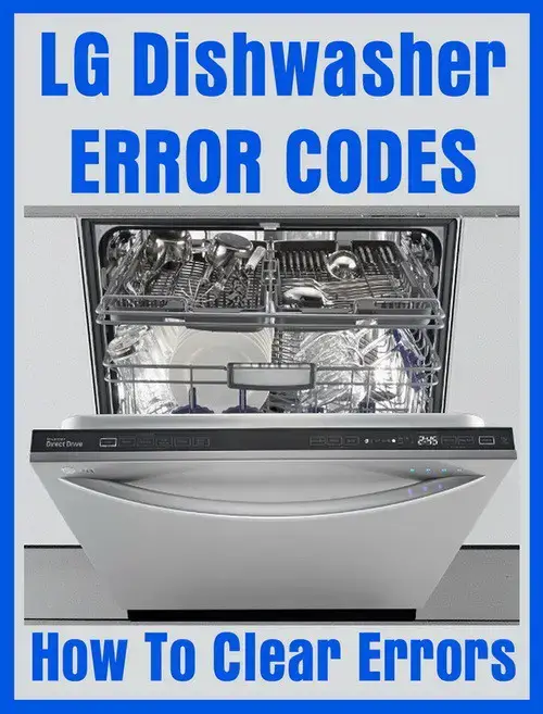 LG dishwasher error codes