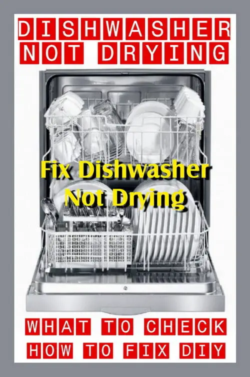 dishwasher not drying dishes