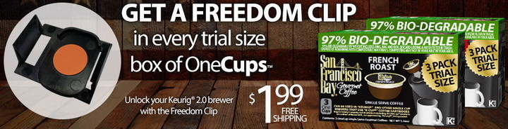 freedom clip for Keurig 2 brewers