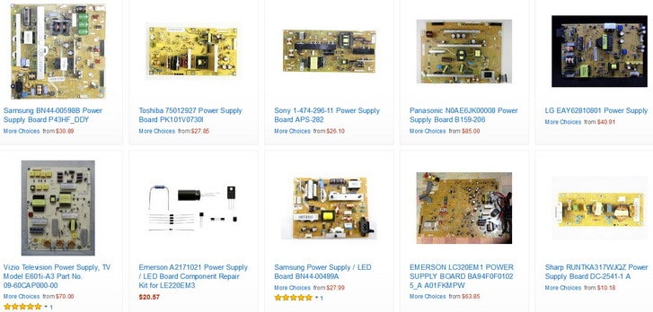 power supply boards for TVs