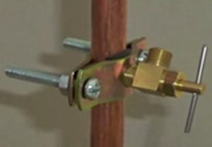 saddle valve for refrigerator water line