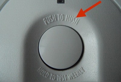 smoke alarm reset button