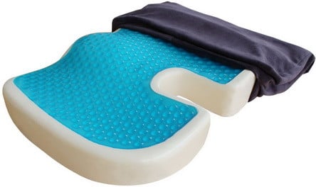 TravelMate Coccyx Orthopedic Gel-enhanced Comfort Foam Seat Cushion