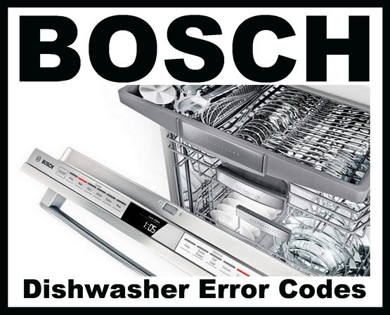 Bosch Dishwasher Error Codes How To Clear What To Check