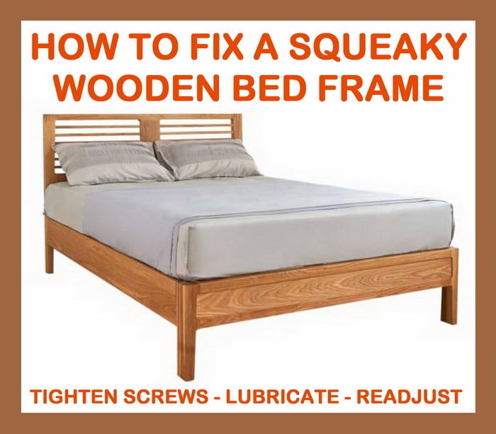 wood bed frame creaks