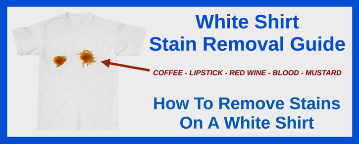 white shirt stain removal