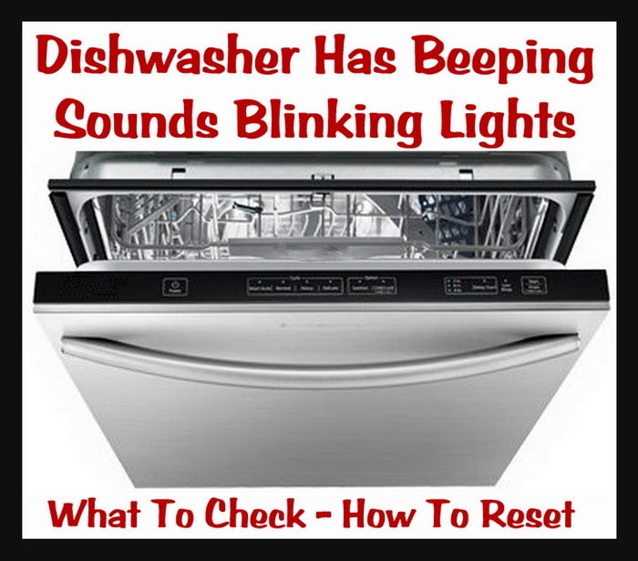 bosch dishwasher brush warning lights