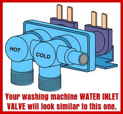 washing machine water inlet valve