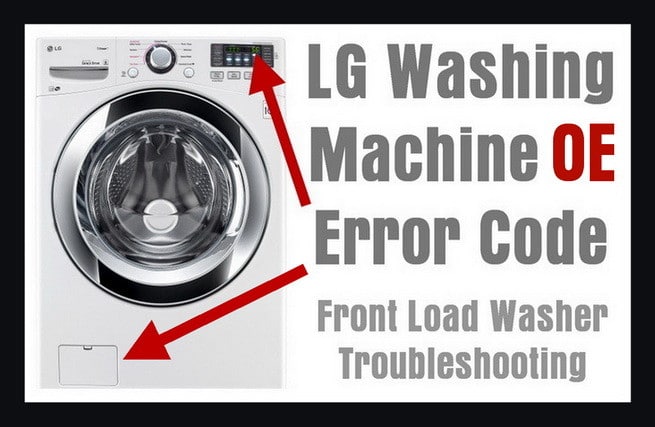 LG Front Load Washing Machine Error Code OE - How To Clear