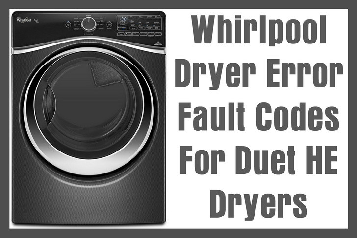 whirlpool duet dryer