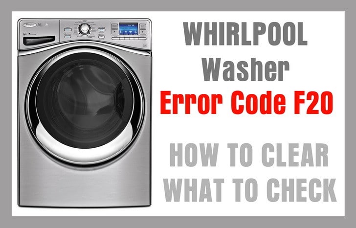 how to reset a whirlpool washing machine front loader