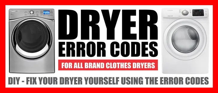 How To Access Error Codes On Ge Dryer