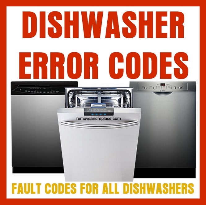 Bosch Dishwasher Error Codes: What Do They Mean? - Fred's Appliance Academy