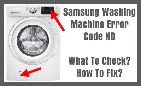 samsung washing machine water pump