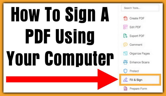 How To Sign A PDF File Using Your Computer | RemoveandReplace.com