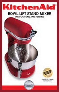 kitchenaid 4.5qt 5qt stand mixer service manual