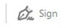 sign pdf symbol at top of page