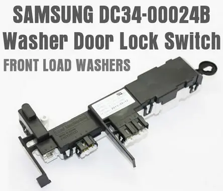SAMSUNG OEM DC34-00024B Washer Door Lock Switch Solenoid