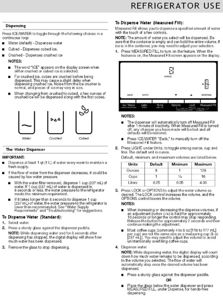 Whirlpool Refrigerator Use Guide 3
