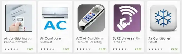 Air conditioner remote APP for Android