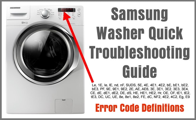 samsung dishwasher e2