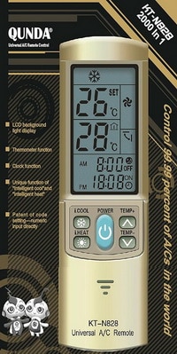 Nippon Universal Air Conditioner Remote AC Control LCD Air Conditioning Controller 1000 in 1 Compatible with Most Brands 