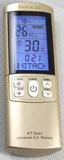 Universal Air conditioner Remote Controller - AC Remote Control - 50+ Brands - Backlight, Brand display