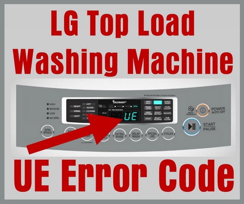 Ue symbol on lg washing deals machine