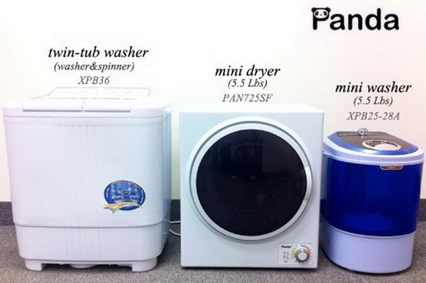 Panda Portable Washing Machine with Spinner Dryer Combo Twin Tub