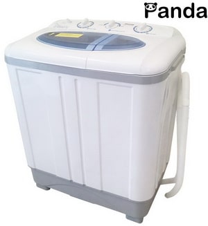 Panda Washing Machine 12 lbs Capacity with Spin Dryer Larger Size Built in Pump PAN612SG