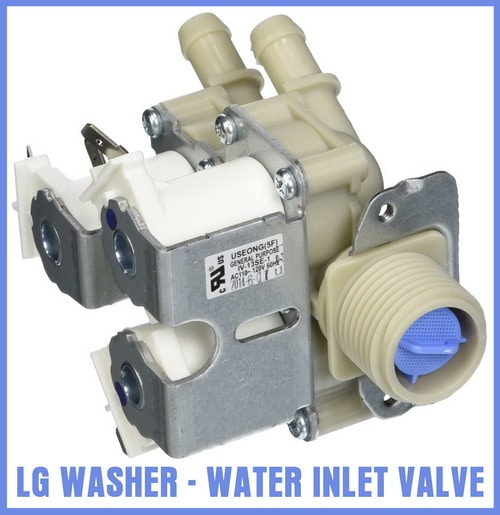 LG washing machine water inlet valve