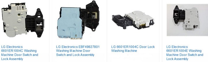 LG washing machine door lock switch lock assembly parts