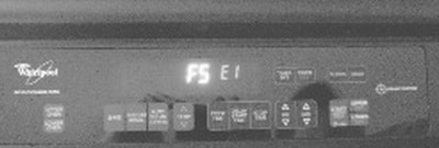 Whirlpool Oven Error F5 E1