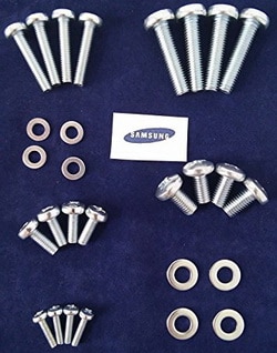 Samsung TV Mounting Bolts Screws Washers