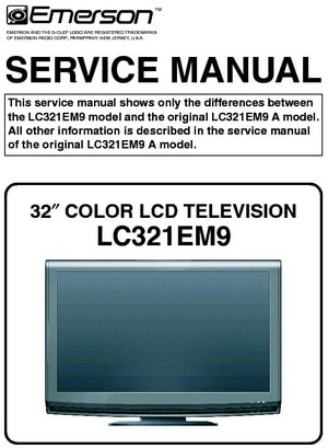 Emerson LCD TV Service Manual