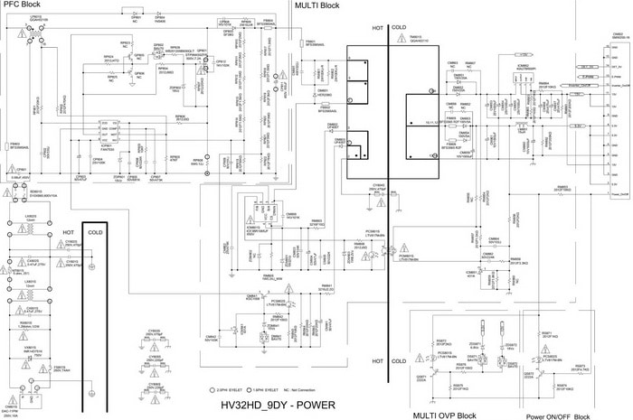 led tv tcon board circuit diagram