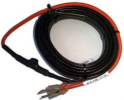 Pipe Heating Cable with Thermostat