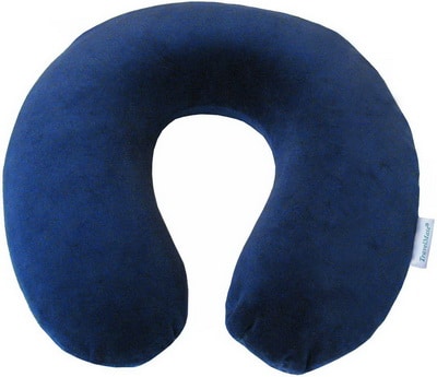 Travelmate Memory Foam Neck Pillow prevent neck pain Great For Airplane Travel 