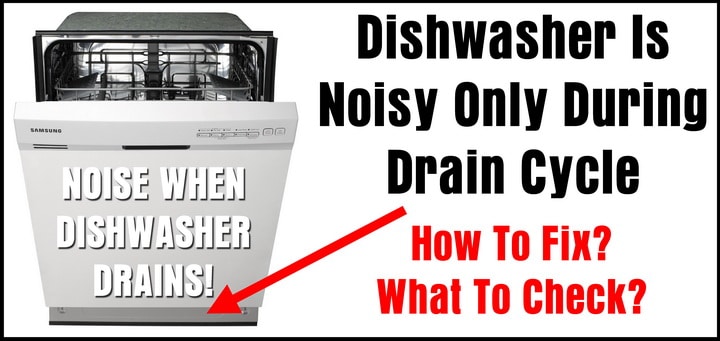 new samsung dishwasher making high pitch noise