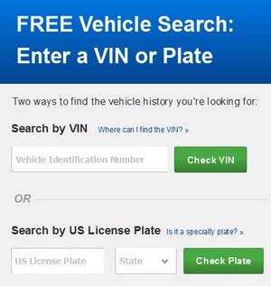 FREE Vehicle Search Enter a VIN or Plate