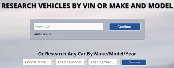 research a car by vin